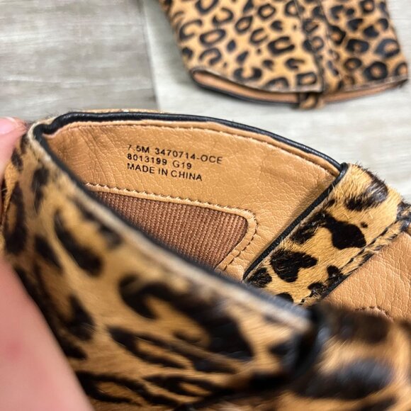 Frye & Co Maley Leopard Stacked Block Heel Ankle Boots Women’s Size 7.5 - Picture 8 of 8